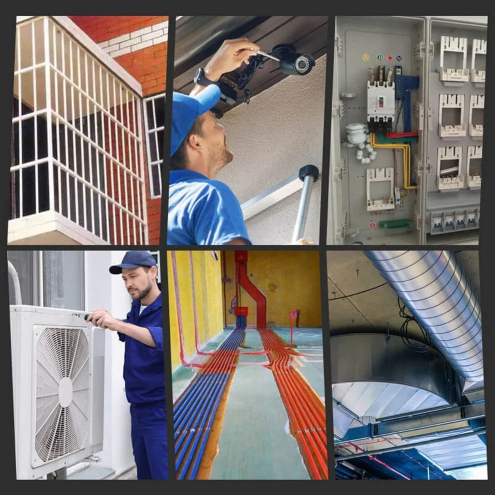 Portable Steel Nail Gun Adjustable Depth Control Lightweight w/ 50-100x Nails