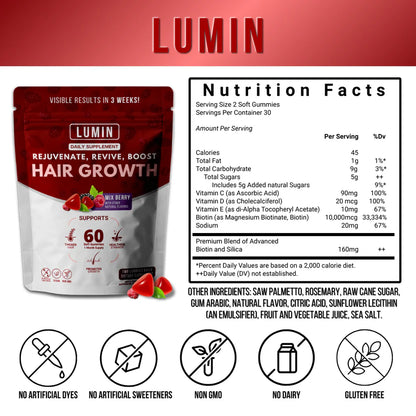 LUMIN - Hair Growth Gummies
