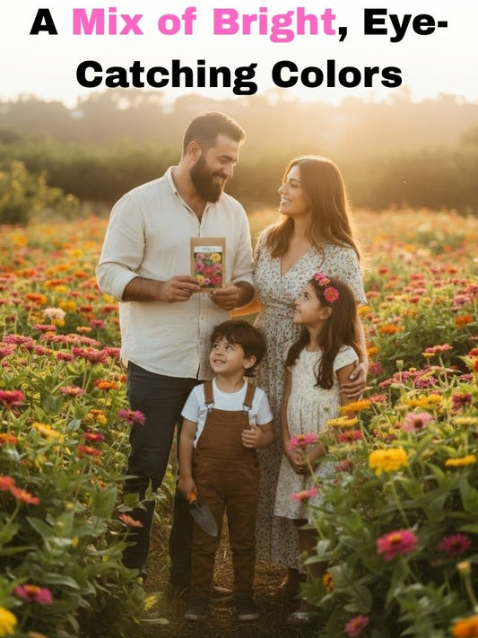 Zinnia "Dahlia Flower Mix"