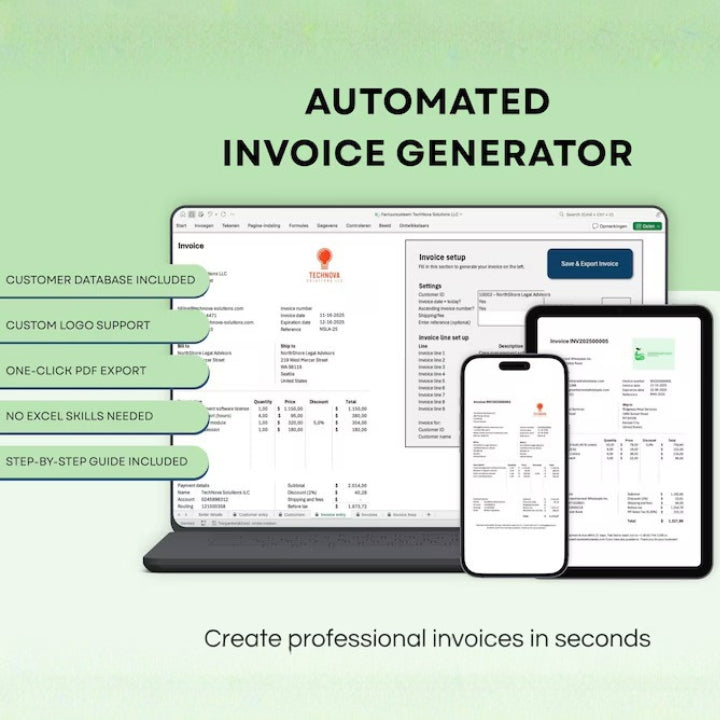 Automated Excel Invoice System Saves Time