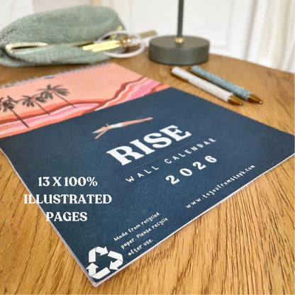 Rise 2026 Wall Calendar | A4