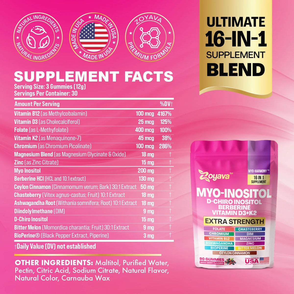 Zenvra™ 16-in-1 Hormone Gummies