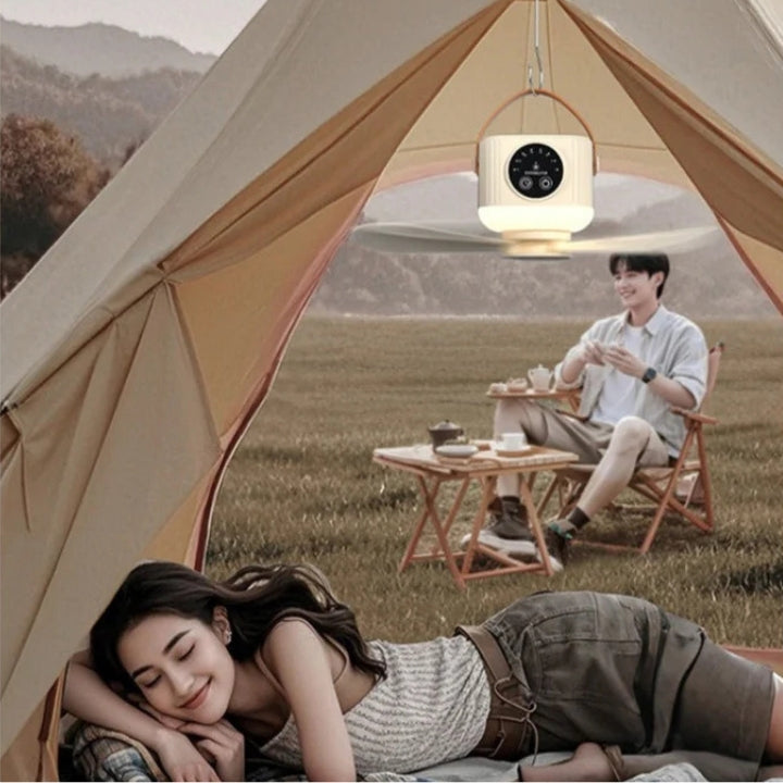 Rechargeable Ceiling Fan With LED