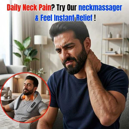 Neck massager: Soothing heat for a relaxing neck and shoulder massage