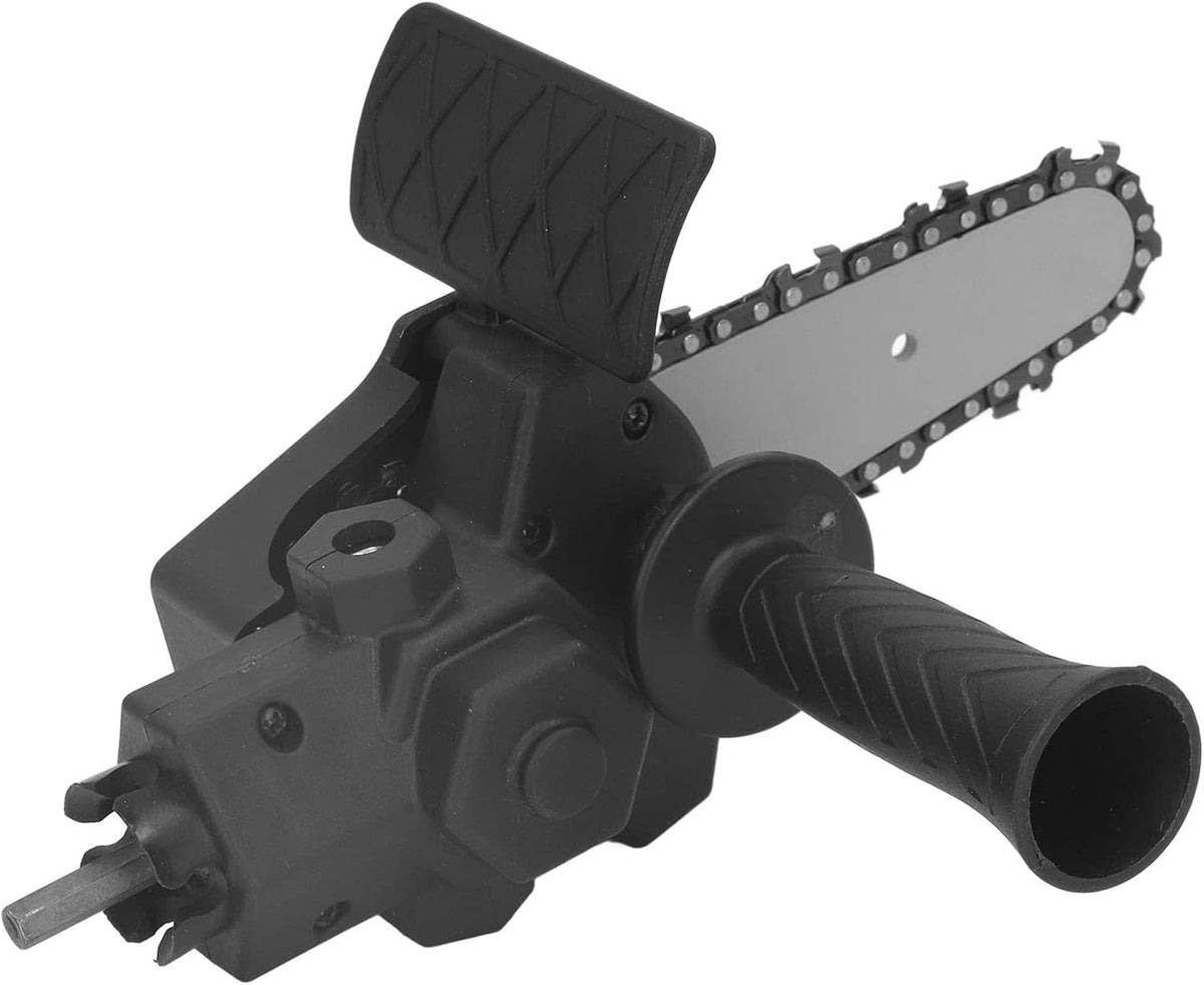 Electric drill modified into an electric saw adapter