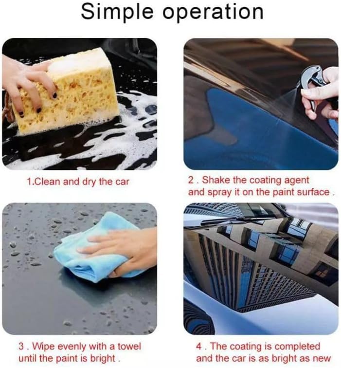 3 In 1 High Protection Quick Car Coating Ceramic Spray