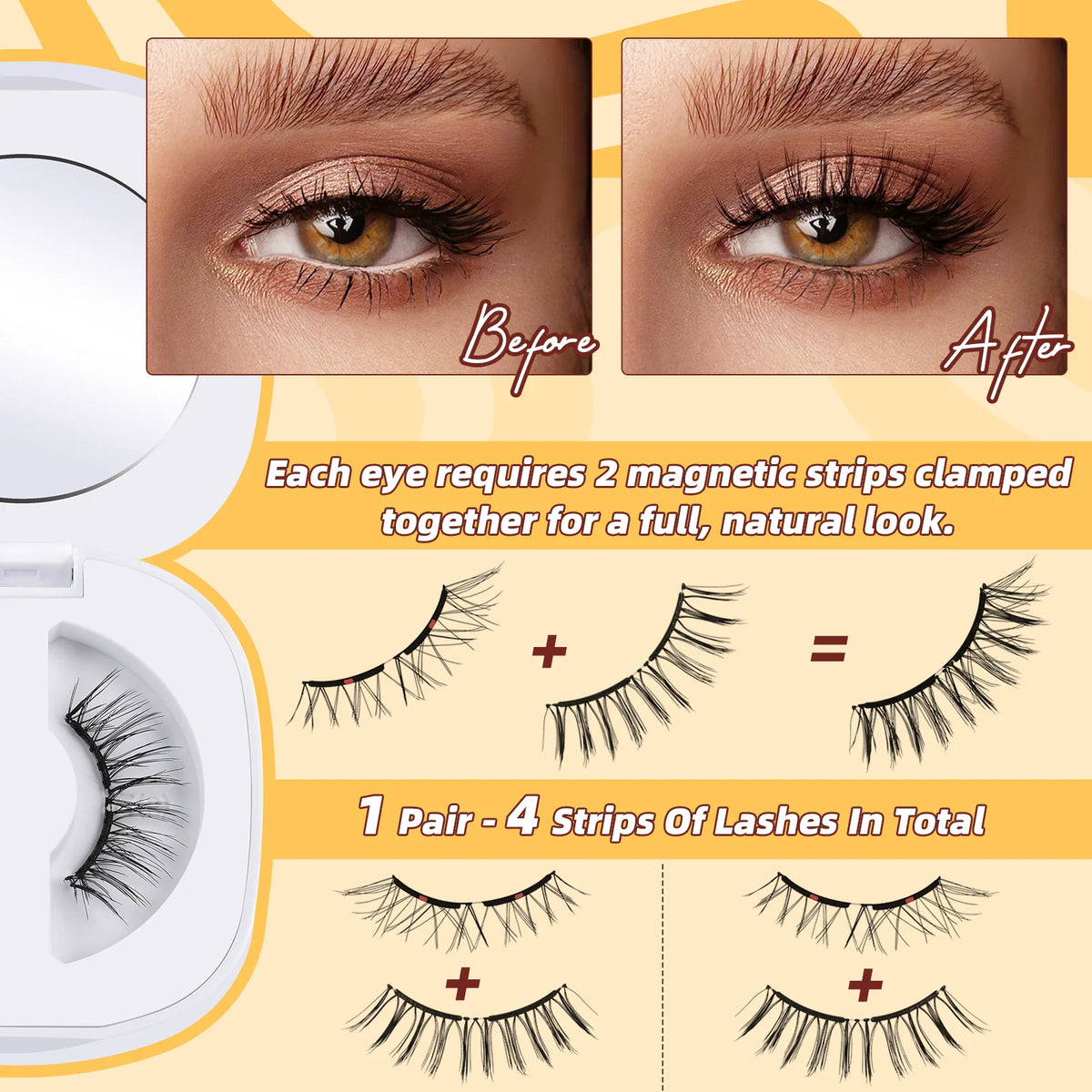 Magnetic Glue-free Eyelashes