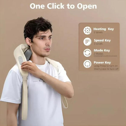 Neck massager: Soothing heat for a relaxing neck and shoulder massage