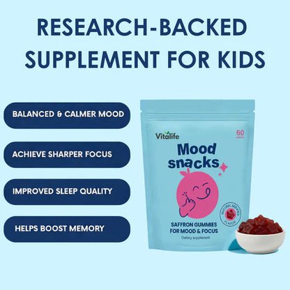 Mood Snacks- Saffron Gummies For Kids