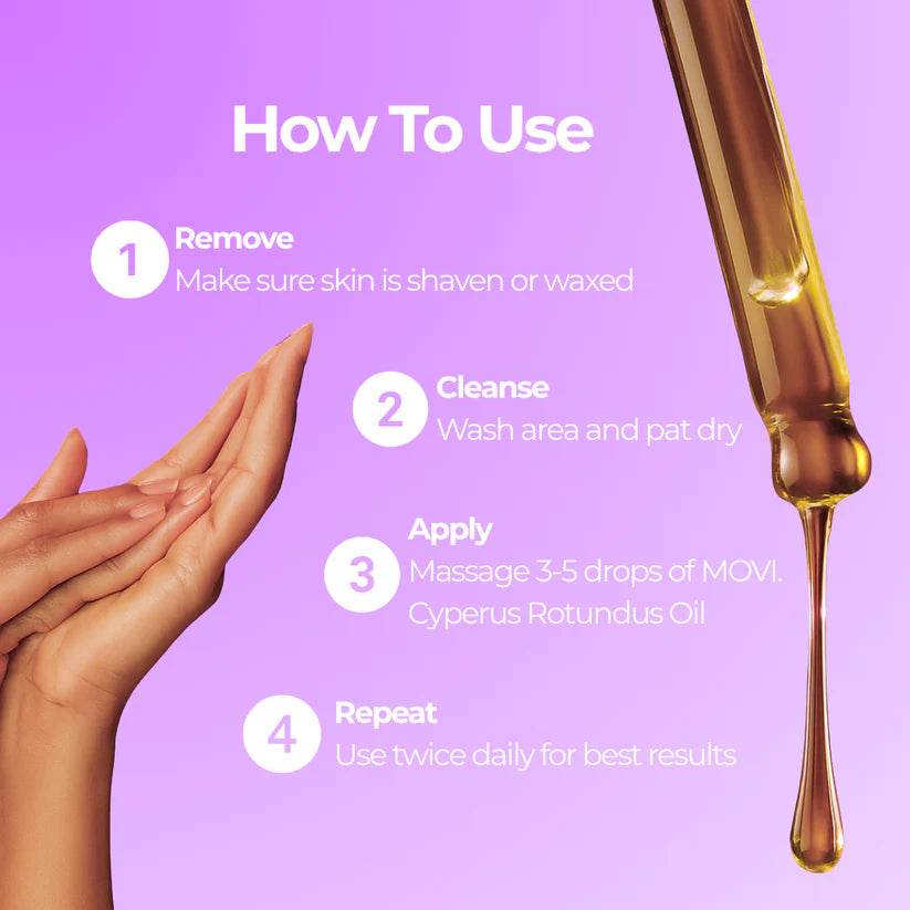 Cyperus Rotundus Oil™ for Hair Removal